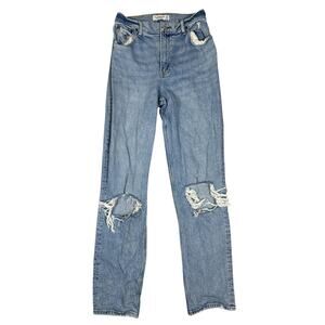 Abercrombie & Fitch Womens Size 29/8 The 90s Straight Ultra high Rise Curve Love